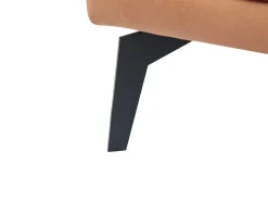 Discount Beliani Divano angolare 3 posti MYKEN Tessuto Beige chiaro Lato destro Beige Marrone Nero