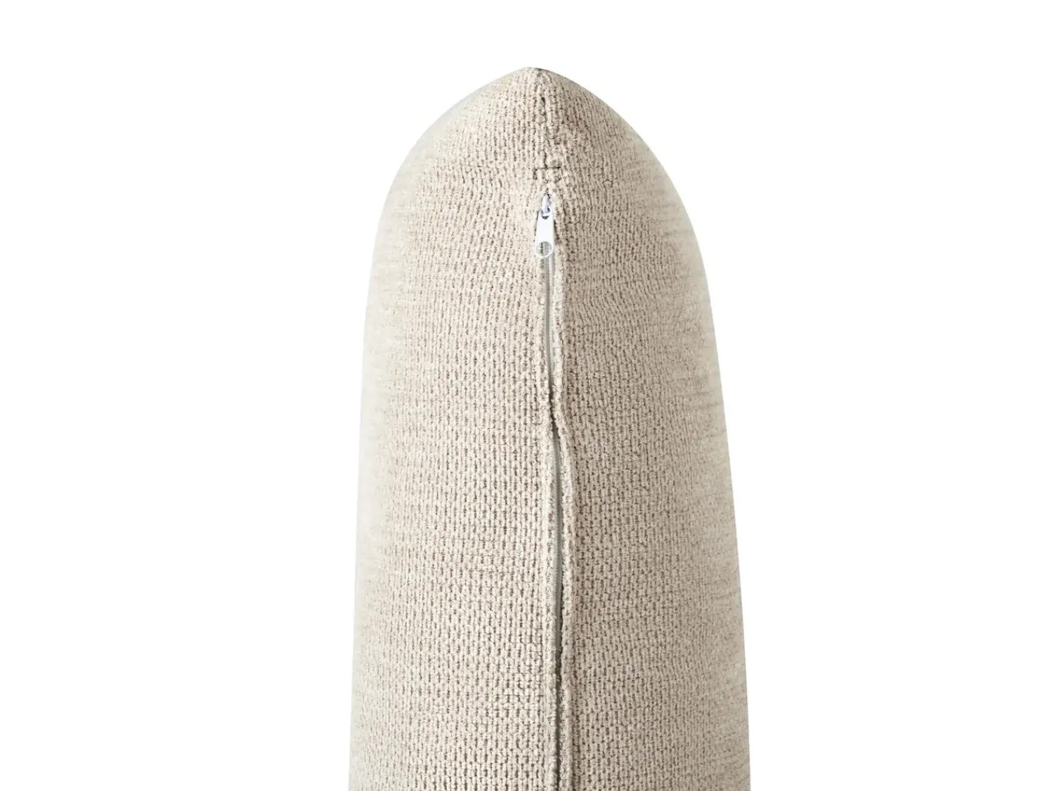 Discount Beliani Divano angolare 3 posti MYKEN Tessuto Beige chiaro Lato destro Beige Marrone Nero