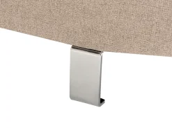 Online Beliani Divano angolare 5 posti NORREA Tessuto Beige Lato Sinistro Argento Beige
