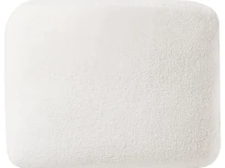 Online Beliani Divano angolare 4 posti OSLO Bouclé Bianco Lato Sinistro Bianco Nero