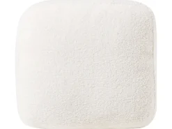 Online Beliani Divano angolare 4 posti OSLO Bouclé Bianco Lato Sinistro Bianco Nero