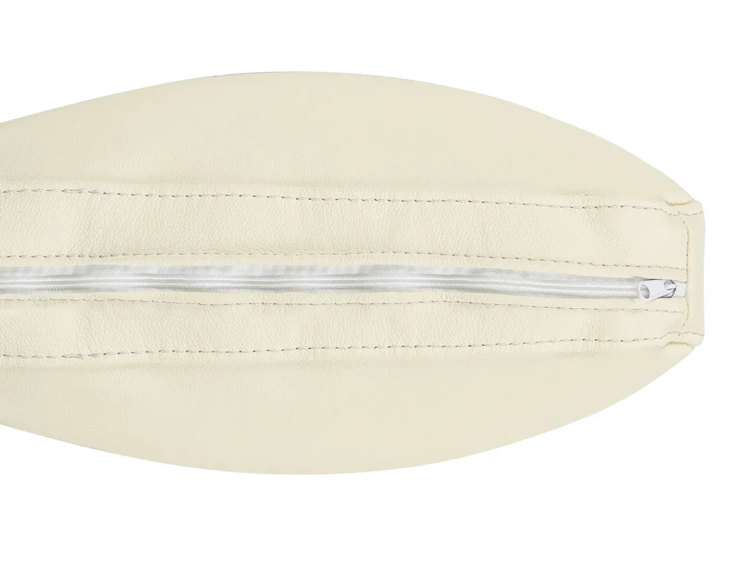 Discount Beliani Divano angolare 4 posti OSLO Pelle naturale Beige chiaro Lato destro Beige Argento