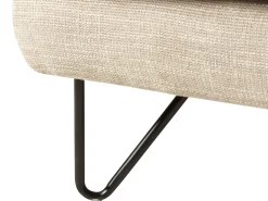 Discount Beliani Divano angolare 3 posti SERSAN Ciniglia Beige Beige Nero