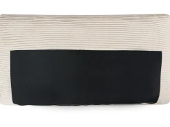 Sale Beliani Divano angolare 4 posti SIGGARD Velluto a coste Beige chiaro Lato Sinistro Beige Marrone