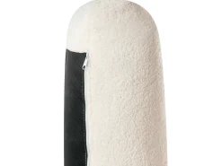Best Beliani Divano angolare 4 posti SIGGARD Bouclé Bianco Lato Sinistro Bianco Marrone