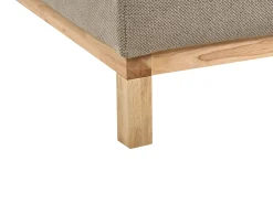 Sale Beliani Divano angolare 4 posti SIGGARD Tessuto Tortora Lato Sinistro Beige Marrone
