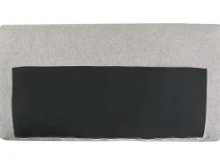 Clearance Beliani Divano angolare 4 posti SIGGARD II Tessuto Grigio Lato destro Marrone Grigio