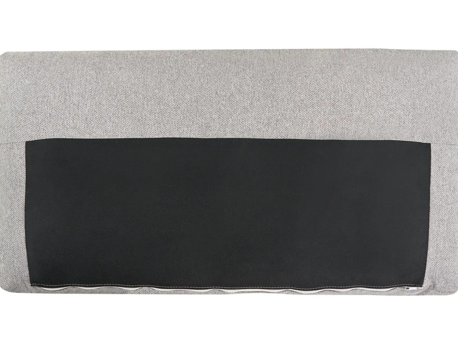Clearance Beliani Divano angolare 4 posti SIGGARD II Tessuto Grigio Lato destro Marrone Grigio