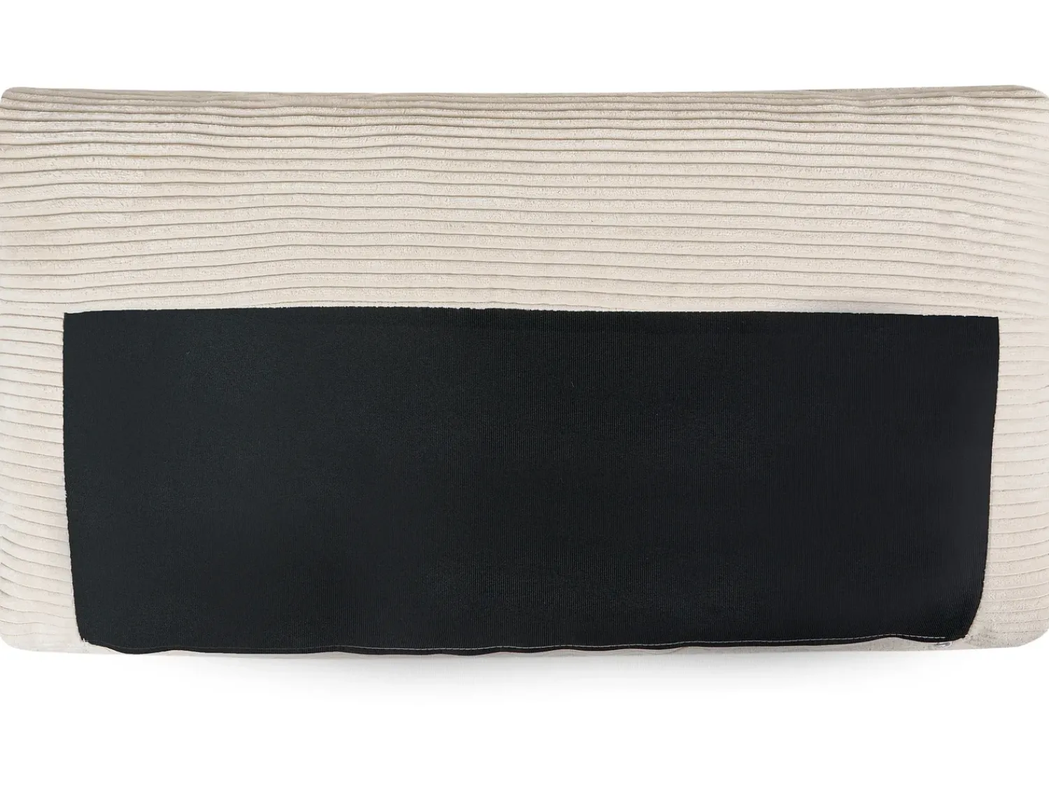 Best Beliani Divano angolare 4 posti SIGGARD II Velluto a coste Beige chiaro Lato destro Beige Marrone