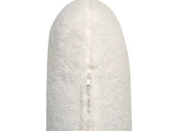 Outlet Beliani Divano angolare 3 posti SIMOS Bouclé Bianco Bianco Marrone