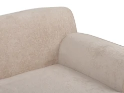 Online Beliani Divano angolare 3 posti SIMOS Ciniglia Beige Beige Marrone