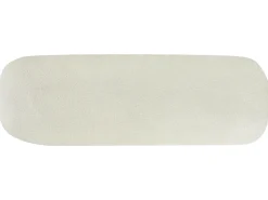 Best Beliani Divano angolare 3 posti SIMOS Tessuto Bianco sporco Bianco Marrone