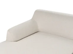 Sale Beliani Divano angolare 3 posti SOSJO Tessuto Beige chiaro Lato destro Beige Marrone