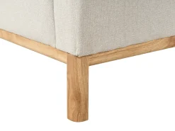 Sale Beliani Divano angolare 3 posti SOSJO Tessuto Beige chiaro Lato destro Beige Marrone