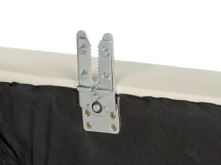 Sale Beliani Divano angolare 6 posti STOCKHOLM Pelle naturale Beige chiaro Lato Sinistro Beige Nero