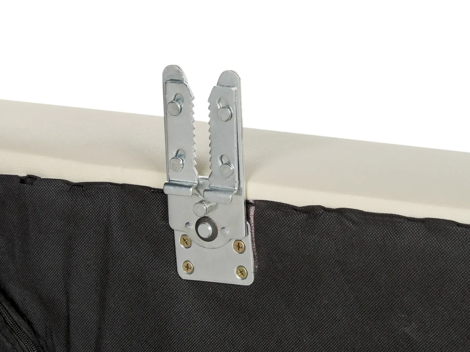 Sale Beliani Divano angolare 6 posti STOCKHOLM Pelle naturale Beige chiaro Lato Sinistro Beige Nero