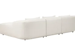 Hot Beliani Divano angolare 3 posti SVANSELE Tessuto chiaro Lato Sinistro Beige