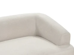 Hot Beliani Divano angolare 3 posti SVANSELE Tessuto chiaro Lato Sinistro Beige