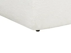 Outlet Beliani Divano angolare 3 posti SVANSELE Bouclé sporco Bianco