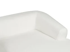 Outlet Beliani Divano angolare 3 posti SVANSELE Bouclé sporco Bianco