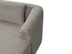 Online Beliani Divano angolare 3 posti SVANSELE Tessuto Tortora Lato destro Beige