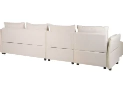 Hot Beliani Divano angolare 4 posti TOMRA Tessuto Lato destro Beige