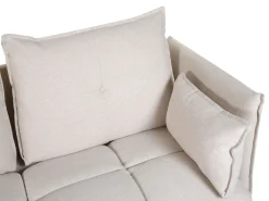 Hot Beliani Divano angolare 4 posti TOMRA Tessuto Lato destro Beige
