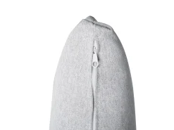 Clearance Beliani Divano angolare 4 posti TOMRA Tessuto chiaro Lato destro Grigio