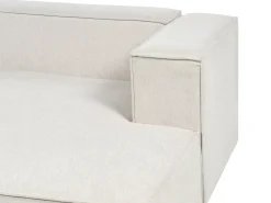 Online Beliani Divano angolare 3 posti VERNON Tessuto chiaro Beige