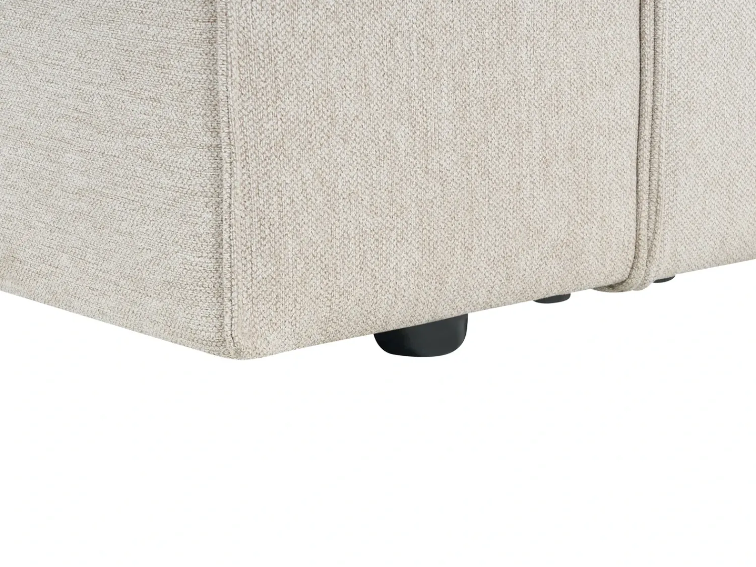 Online Beliani Divano angolare 2 posti VERNON Tessuto chiaro Beige