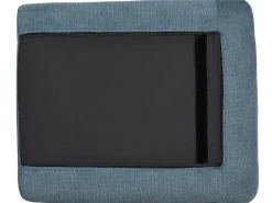 Best Beliani Divano angolare 4 posti VINTERBRO Ciniglia Blu Lato destro Blu Nero