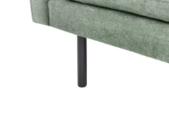 Best Beliani Divano angolare 4 posti VINTERBRO Tessuto Verde chiaro Lato destro Verde Nero