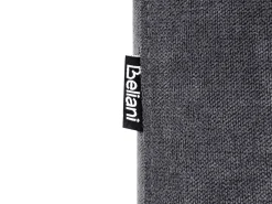 Discount Beliani Divano angolare reclinabile 5 posti ROKKE Tessuto scuro con porta USB Lato Sinistro Grigio