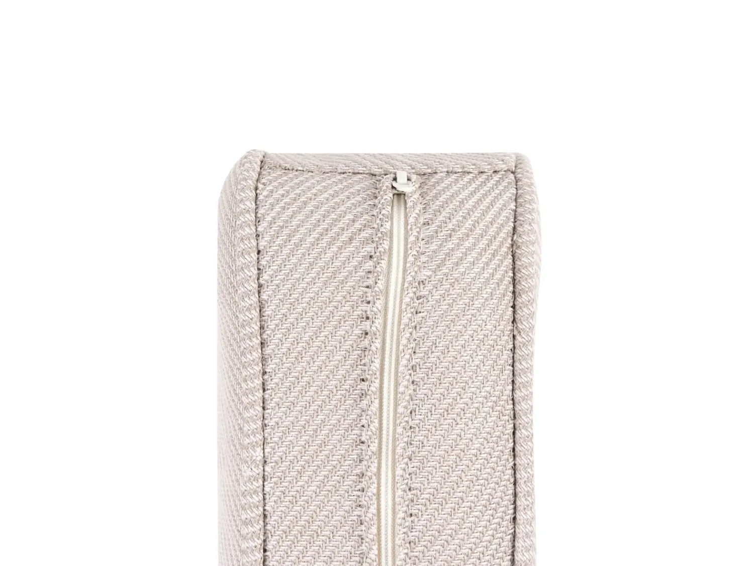 Beliani Divano da giardino a forma di U 6 posti OMEGANA Modulare Rattan sintetico (PE) Beige chiaro Beige Nero