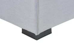 Discount Beliani Divano da giardino con pouf 4 posti AREZZO Modulare Grigio chiaro Grigio Nero