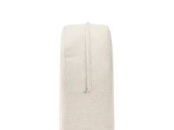 Outlet Beliani Divano da giardino con tavolo 2 posti SAMPIERI Metallo Marrone chiaro Beige Marrone