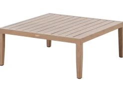 Discount Beliani Divano da giardino con tavolo 2 posti SAMPIERI Metallo Marrone Beige Marrone