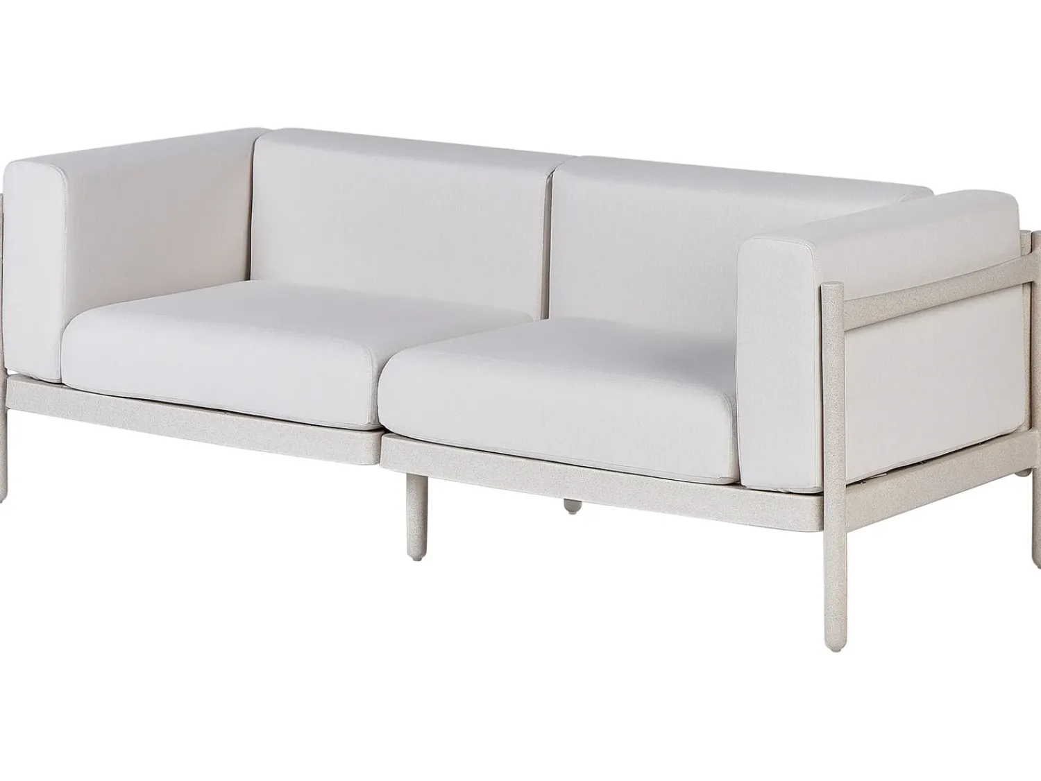 Outlet Beliani Divano da giardino 2 posti FERRETTI chiaro Beige