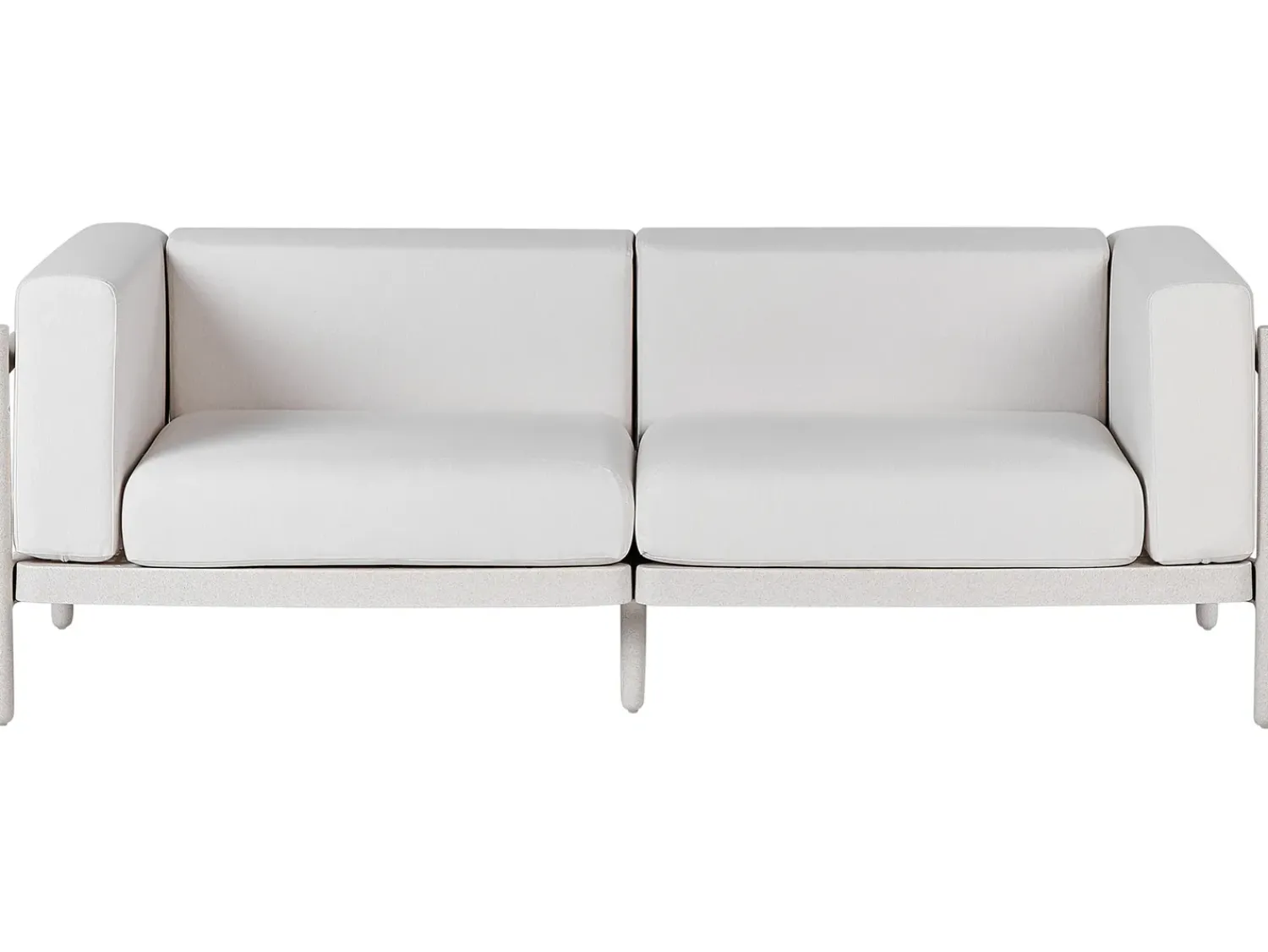 Outlet Beliani Divano da giardino 2 posti FERRETTI chiaro Beige