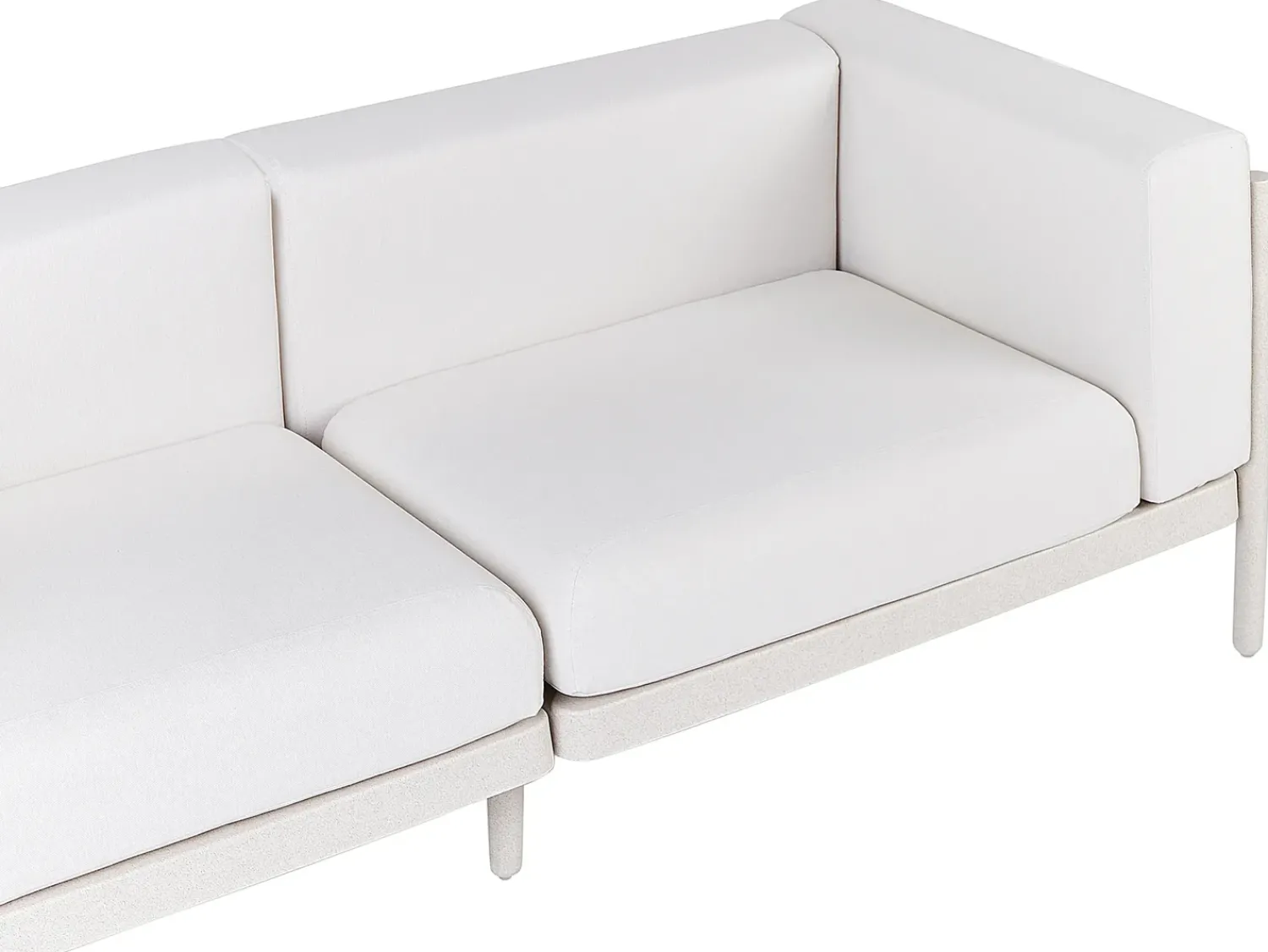 Outlet Beliani Divano da giardino 2 posti FERRETTI chiaro Beige