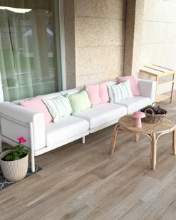 Sale Beliani Divano da giardino 3 posti FERRETTI chiaro Beige