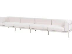 Outlet Beliani Divano da giardino 4 posti FERRETTI chiaro Beige