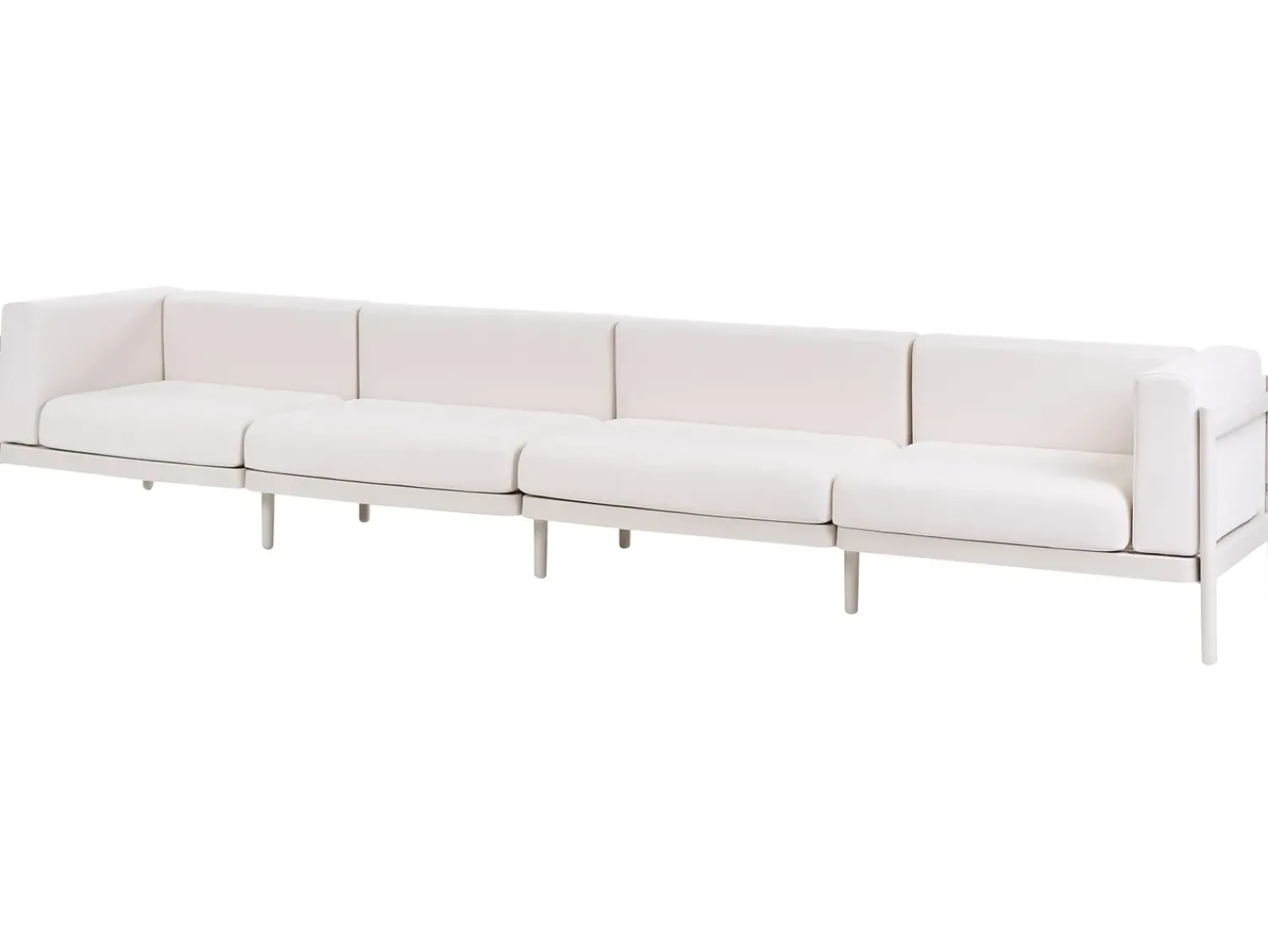 Outlet Beliani Divano da giardino 4 posti FERRETTI chiaro Beige