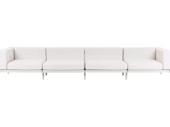 Outlet Beliani Divano da giardino 4 posti FERRETTI chiaro Beige
