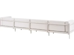 Outlet Beliani Divano da giardino 4 posti FERRETTI chiaro Beige