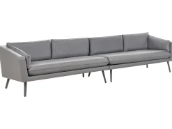 New Beliani Divano da giardino 4 posti LORETELLO Grigio