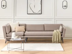 Sale Beliani Divano da giardino 3 posti LORETELLO Beige Beige Grigio