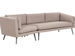 Sale Beliani Divano da giardino 3 posti LORETELLO Beige Beige Grigio