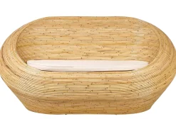 Clearance Beliani Divano da giardino 2 posti MAIORI Rattan Naturale Beige Naturale