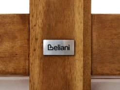 Discount Beliani Divano da giardino 2 posti MARETTIMO Legno di acacia certificato Marrone Bianco Marrone